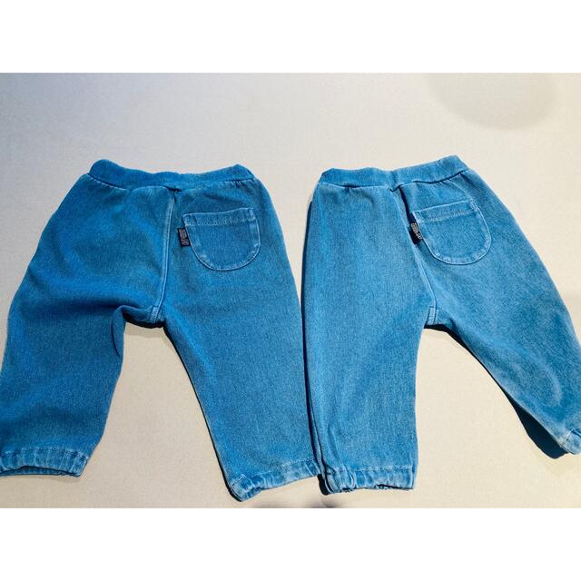 F.O.KIDS(エフオーキッズ)のアプレクール　キッズ　ズボン80ブルージーンズセット キッズ/ベビー/マタニティのベビー服(~85cm)(パンツ)の商品写真