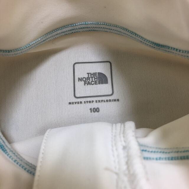 THE NORTH FACE(ザノースフェイス)の［おだんごさま専用］THE NORTH FACE キッズ　ラッシュガード　100 キッズ/ベビー/マタニティのキッズ服女の子用(90cm~)(水着)の商品写真