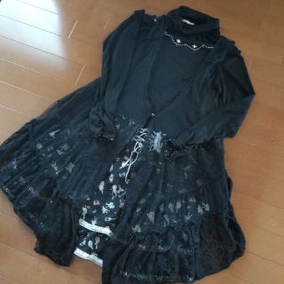 アクシーズファム(axes femme)のaxesfamm レースレジ タートルカットソー アリス柄スカート セット♪(カットソー(長袖/七分))