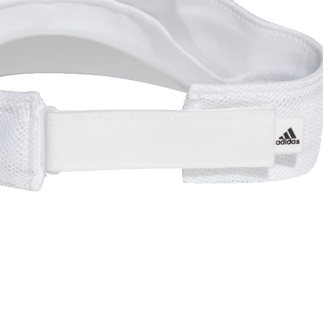 adidas(アディダス)のアディダス★サンバイザー　テニス　ゴルフ　新品　ホワイト　スポーツ　帽子 レディースの帽子(その他)の商品写真