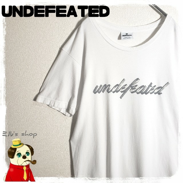 UNDEFEATED　前プリント　ロゴプリント　USA製　半袖Tシャツ　Ｌサイズ