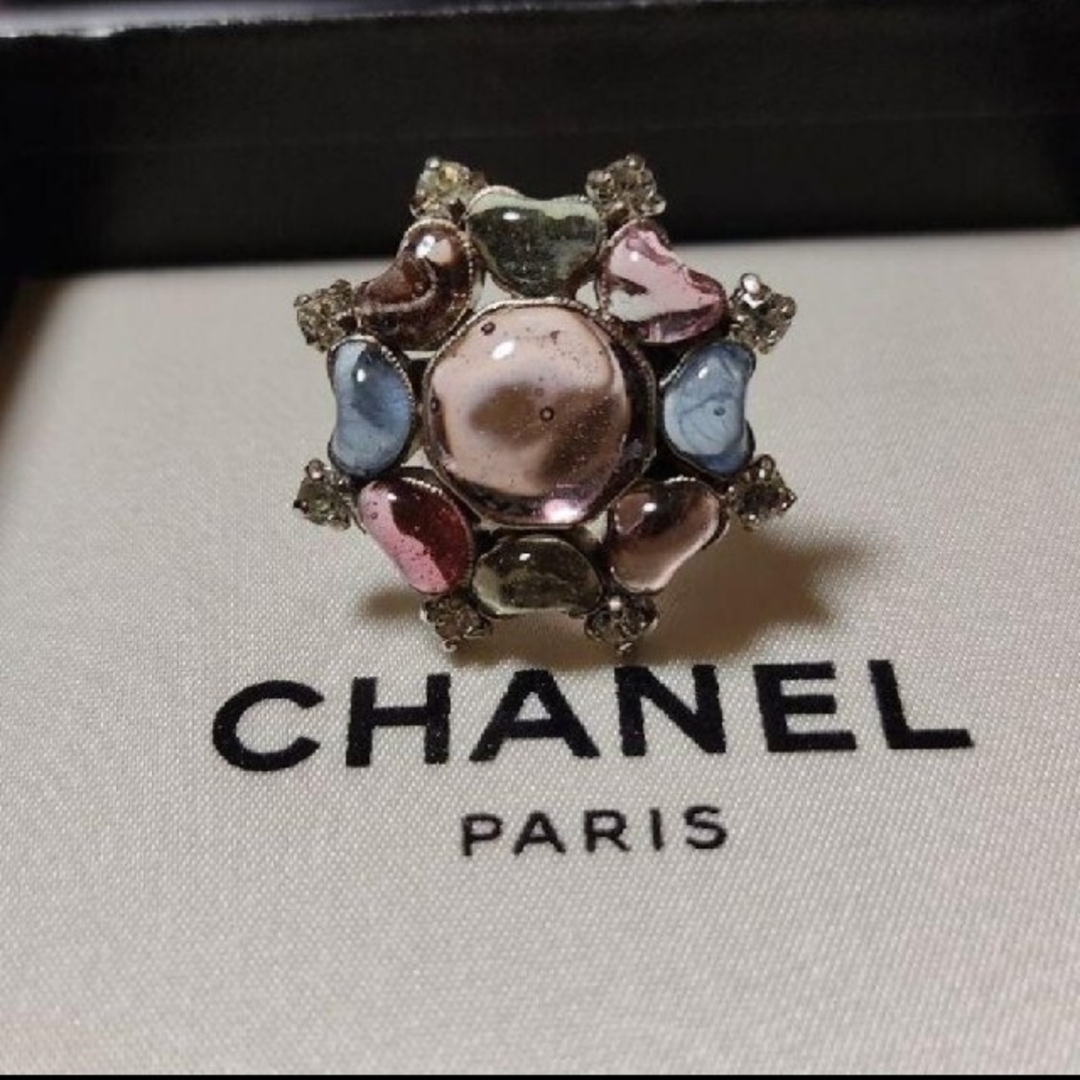 CHANEL(シャネル)の希少　CHANEL　指輪　グリポア　ハートストーン レディースのアクセサリー(リング(指輪))の商品写真