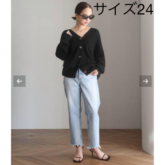 DEUXIEME CLASSE(ドゥーズィエムクラス)の【UPPER HIGHTS/アッパーハイツ 】THE HIS CROP デニム レディースのパンツ(デニム/ジーンズ)の商品写真