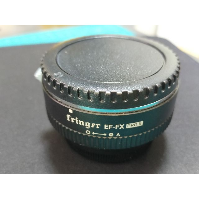 Fringer FR-FX2 EF用レンズをフジXボディに装着