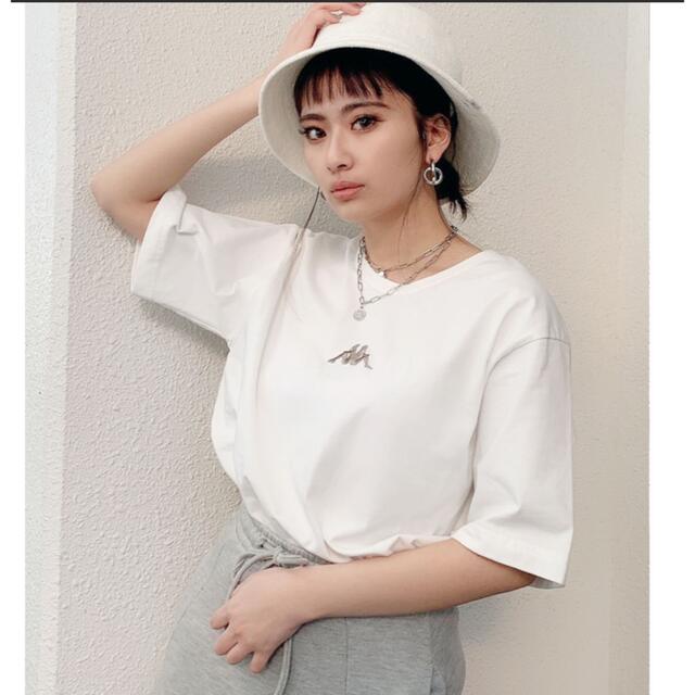 GYDA(ジェイダ)の【最終値下げ、新品未使用】GYDA Kappa コラボ　BIG Tシャツ メンズのトップス(Tシャツ/カットソー(半袖/袖なし))の商品写真