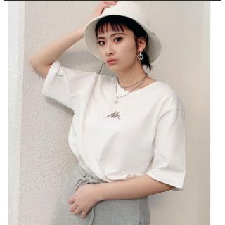 ジェイダ(GYDA)の【最終値下げ、新品未使用】GYDA Kappa コラボ　BIG Tシャツ(Tシャツ/カットソー(半袖/袖なし))