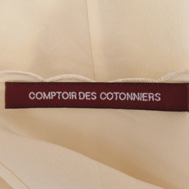 Comptoir des cotonniers(コントワーデコトニエ)のコントワーデコトニエ ブラウス カットソー 長袖 スカラップネック シースルー レディースのトップス(シャツ/ブラウス(長袖/七分))の商品写真