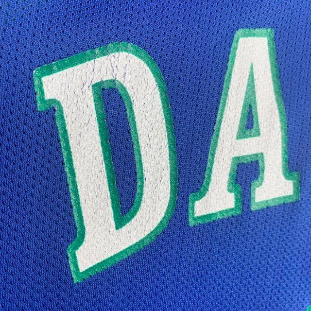 90sヴィンテージチャンピオン 青×緑ゲームシャツ バスケ ユニフォーム