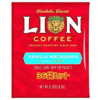 ライオン(LION)のライオンドリップコーヒー バニラマカダミア 8g×36袋(コーヒー)