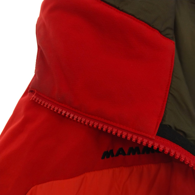 Mammut(マムート)のMAMMUT マムート BELAY HYBRID INSULATION JACKET 1010-19690 ビレイ ハイブリッド インサレーションジャケット ダウン フーディ ジャケット レッド メンズのジャケット/アウター(ダウンジャケット)の商品写真