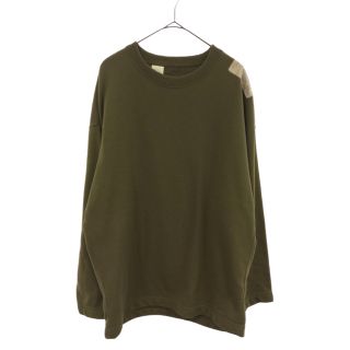 エヌハリウッド(N.HOOLYWOOD)のN.HOOLYWOOD エヌハリウッド CREW NECK SWEATSHIRT 9221-CS03-003 クルーネックスウェットトレーナー 長袖トレーナー カーキ(スウェット)