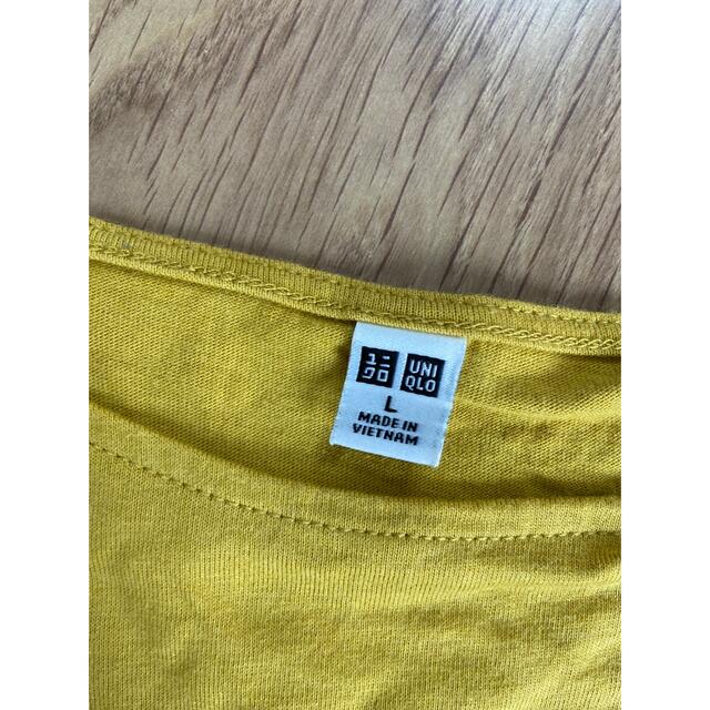 UNIQLO(ユニクロ)のUNIQLO Tシャツ　シンプル　２枚セット　フリル付き レディースのトップス(Tシャツ(半袖/袖なし))の商品写真