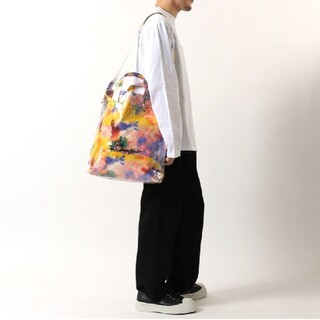 Save 7% Mens Bags Tote bags Comme des Garçons Futura Print Tote Bag in Pink for Men 