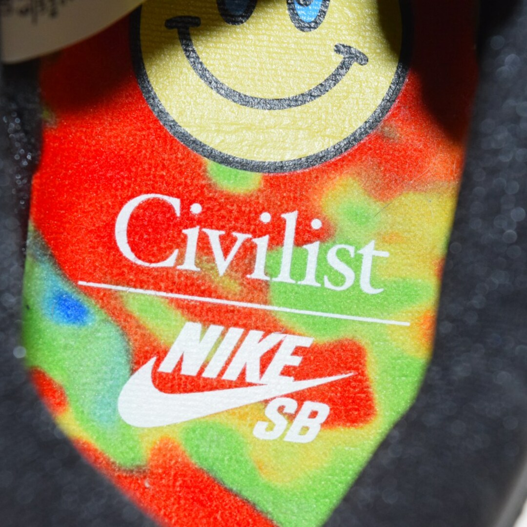 NIKE(ナイキ)のNIKE ナイキ × Civilist SB DUNK LOW PRO QS THERMOGRAPHY ナイキエスビー ダンクローサーモグラフィーローカットスニーカー CZ5123-001 ブラック メンズの靴/シューズ(スニーカー)の商品写真