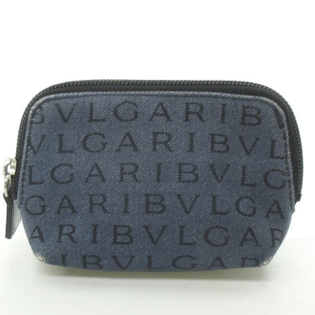 BVLGARI(ブルガリ)のブルガリ BVLGARI デニム ポーチ 小物入れ 青 ブルー メンズのファッション小物(長財布)の商品写真