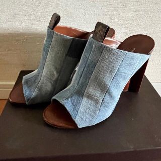 LOUIS VUITTON - 廃盤 限定品 入手困難 LVサンセット・ライン ミュール