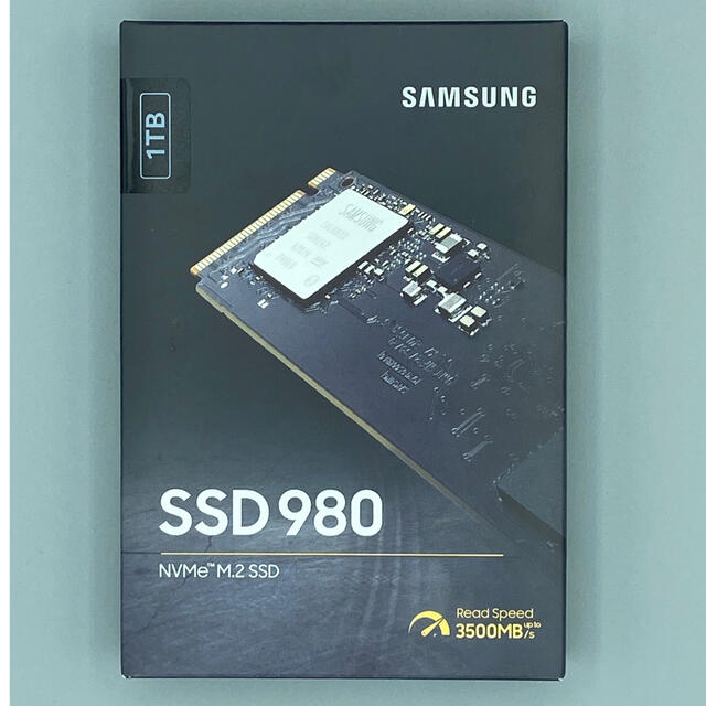 【新品未開封】M.2 SSD Samsung 980 1TB 3500MB/SPCパーツ