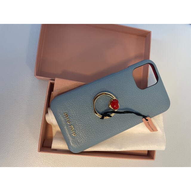 miumiu iPhone11pro ケーススマホアクセサリー