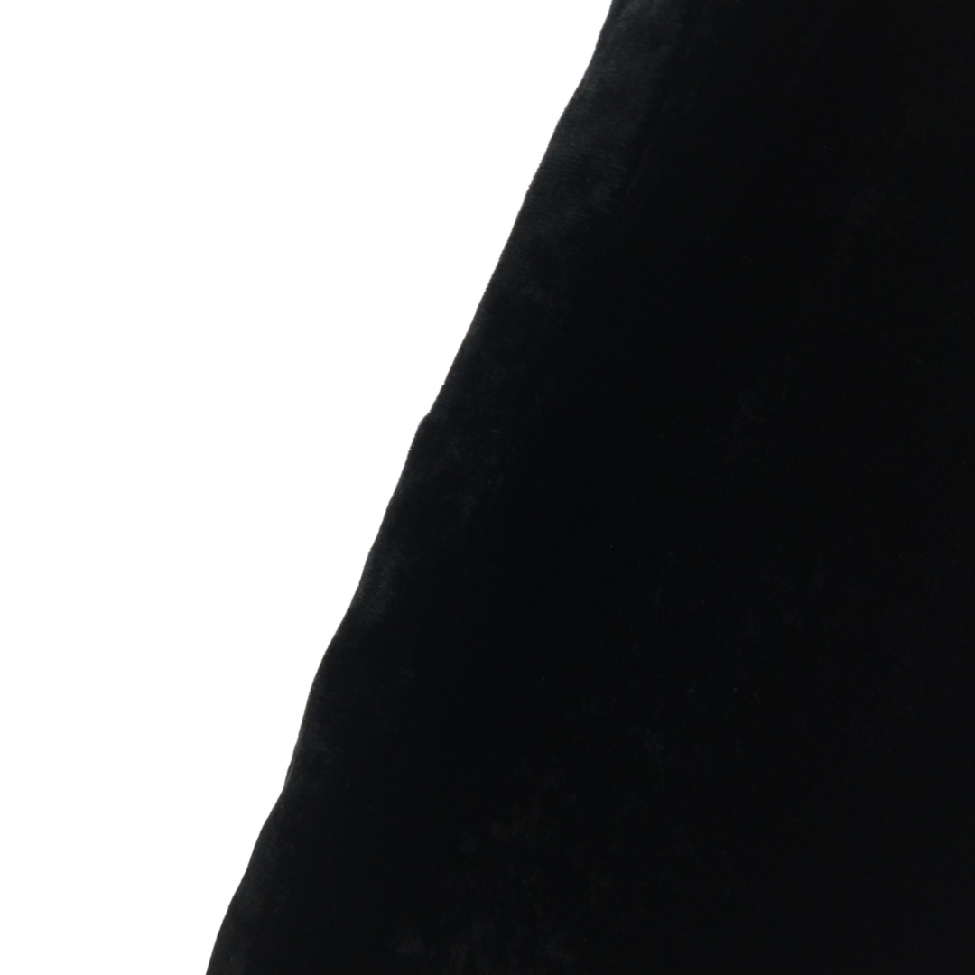 RAF SIMONS ラフシモンズ 21SS traight leg jogging ベルベット加工ロングパンツ ブラック