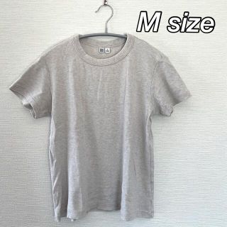 ユニクロ(UNIQLO)のユニクロU クルーネックTシャツ　M(Tシャツ(半袖/袖なし))