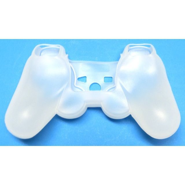 PlayStation3(プレイステーション3)のPS3 コントローラー専用シリコンカバー（ホワイト） エンタメ/ホビーのゲームソフト/ゲーム機本体(その他)の商品写真