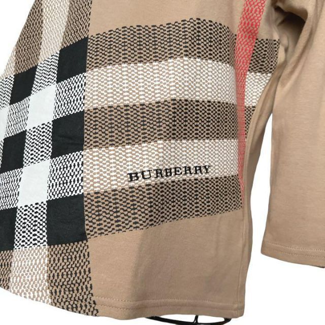 BURBERRY(バーバリー)の【BURBERRY LONDON】カットソー  メガノバチェック 刺繍ロゴ 七分 レディースのトップス(カットソー(長袖/七分))の商品写真