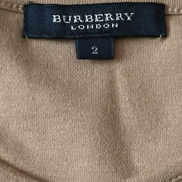 BURBERRY(バーバリー)の【BURBERRY LONDON】カットソー  メガノバチェック 刺繍ロゴ 七分 レディースのトップス(カットソー(長袖/七分))の商品写真