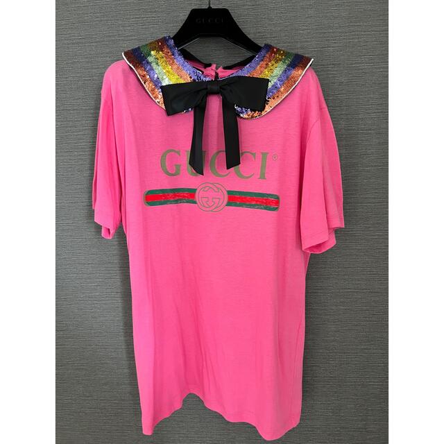 Gucci(グッチ)のグッチ　Tシャツ レディースのトップス(Tシャツ(半袖/袖なし))の商品写真