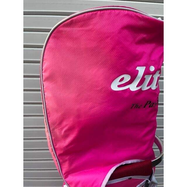 エリートグリップ　キャディバック　ピンク　軽量 スポーツ/アウトドアのゴルフ(バッグ)の商品写真