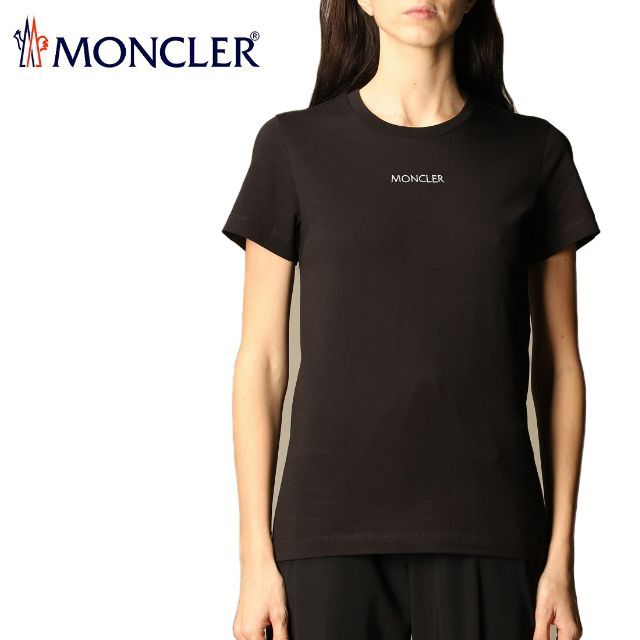 L25 MONCLER モンクレール ブラック ロゴ 半袖 Tシャツsize M ipv6 ...
