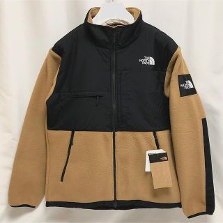 ザノースフェイス(THE NORTH FACE)のノースフェイス デナリ ジャケット フリース 肩 ワッペン スクエア ロゴ 茶(マウンテンパーカー)