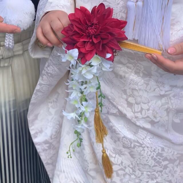 結婚式ブーケ 和装 成人式 | フリマアプリ ラクマ