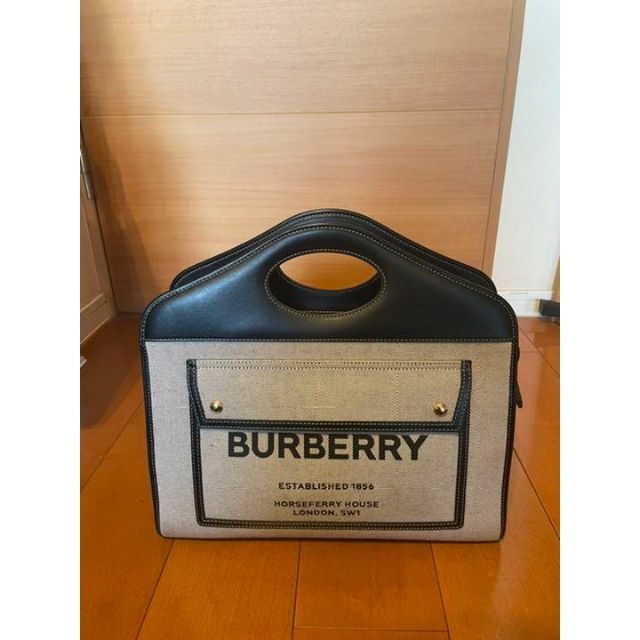 全国宅配無料 BURBERRY - BURBERRY バーバリー キャンバス レザー ...