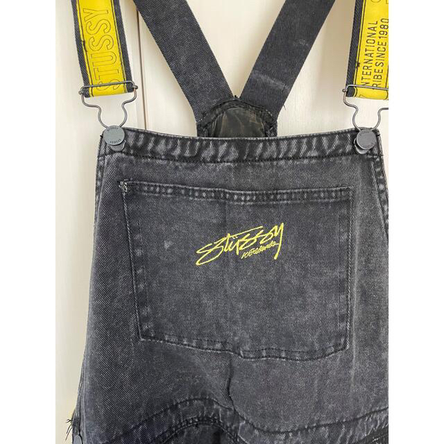 STUSSY(ステューシー)のSTUSSY デニムショートオーバーオール レディースのパンツ(サロペット/オーバーオール)の商品写真