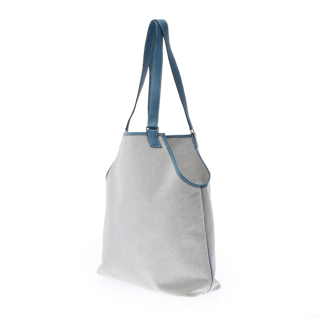 HERMES ジャルディニエ PM ブルージーン ショルダー トートバッグ