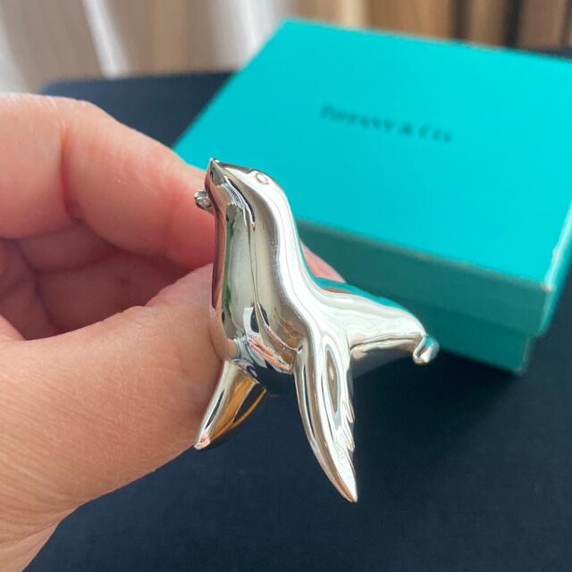 希少 Tiffany ティファニー ヴィンテージ ブローチ アシカ