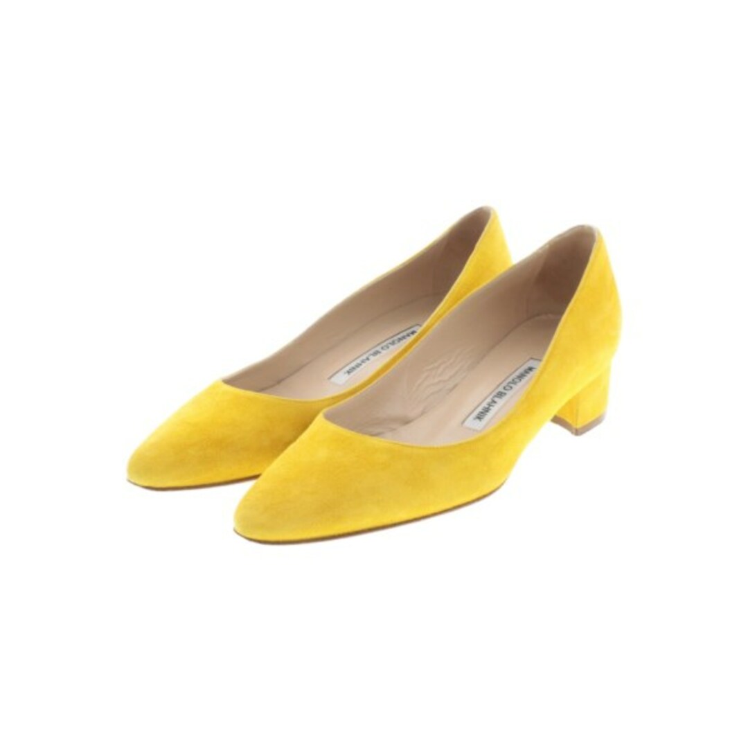 MANOLO BLAHNIK パンプス 36(22.5cm位) 黄