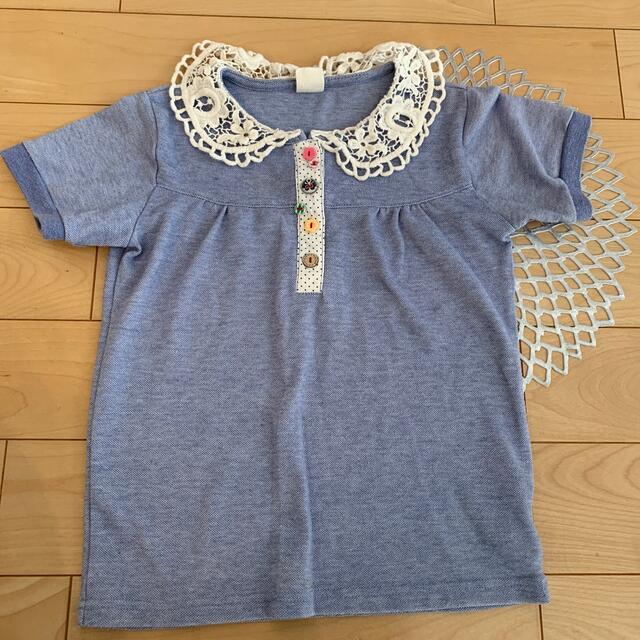 ポロシャツ　130センチ キッズ/ベビー/マタニティのキッズ服女の子用(90cm~)(Tシャツ/カットソー)の商品写真