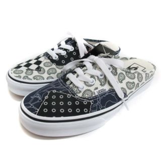 ヴァンズ(VANS)のバンズ VANS オーセンティックミュール スニーカー 総柄 スリッポン 24(スニーカー)