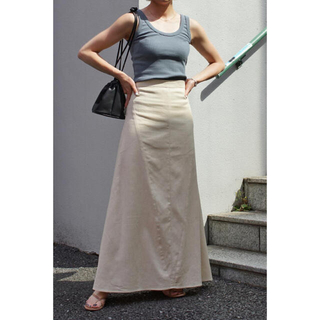 ルームサンマルロクコンテンポラリー(room306 CONTEMPORARY)のangel🦋様専用 Linen Flare Skirt(ロングスカート)