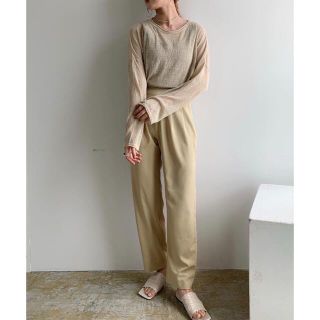 カスタネ(Kastane)のamiur  straight long pants(カジュアルパンツ)