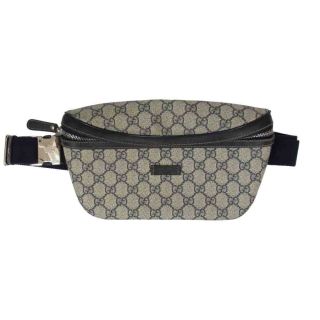 グッチ(Gucci)のGUCCI グッチ ウエストバッグ GGスプリーム ベルトバッグ PVC【中古】(ウエストポーチ)