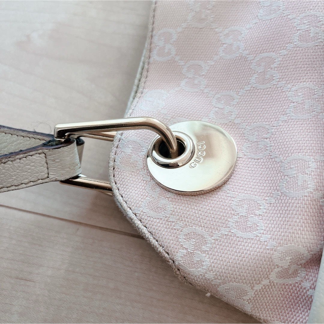 Gucci(グッチ)のGUCCI バッグ　トートバッグ　ピンク レディースのバッグ(トートバッグ)の商品写真