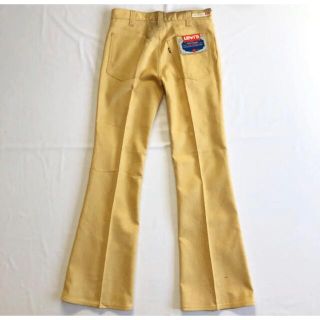 Levi's - デッドストック BigE 70s USA製 Levis 646 スタプレ 黄色の