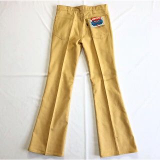 Levi's - デッドストック BigE 70s USA製 Levis 646 スタプレ 黄色の