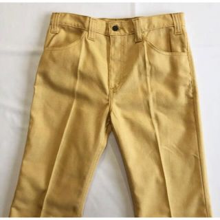 Levi's - デッドストック BigE 70s USA製 Levis 646 スタプレ 黄色の