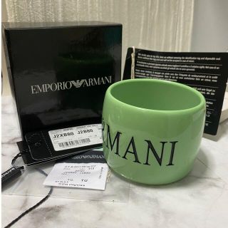 エンポリオアルマーニ(Emporio Armani)のお値下げエンポリオアルマーニ　ワイドバングルブレス(バングル/リストバンド)