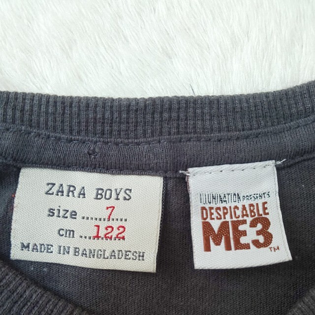 ZARA KIDS(ザラキッズ)のZARA Tシャツ 122 子供 キッズ/ベビー/マタニティのキッズ服男の子用(90cm~)(Tシャツ/カットソー)の商品写真