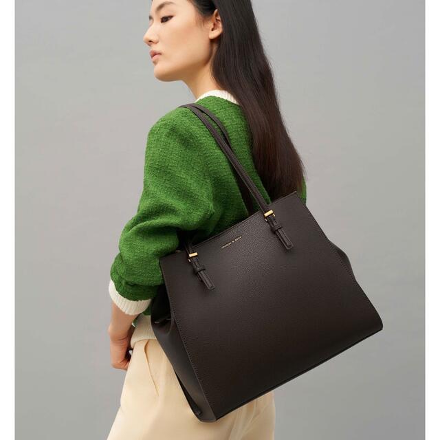 CHARLES & KEITH ラージダブルハンドルバッグ www.krzysztofbialy.com