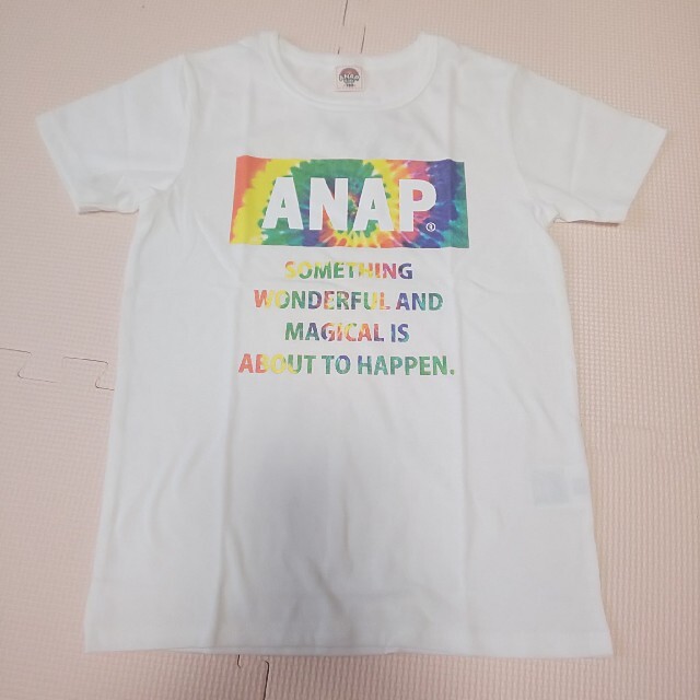 ANAP Kids(アナップキッズ)のANAPKIDS ｽｸｴｱﾀｲﾀﾞｲ 半袖Tｼｬﾂ 130㎝ 新品 キッズ/ベビー/マタニティのキッズ服男の子用(90cm~)(Tシャツ/カットソー)の商品写真